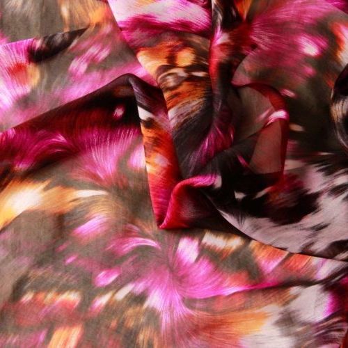 Flat Chiffon Plain - Digital Print