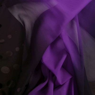 GEORGETTE PLAIN FANCY BORDER