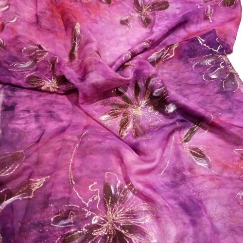 Flat Chiffon Plain - Hand Paint