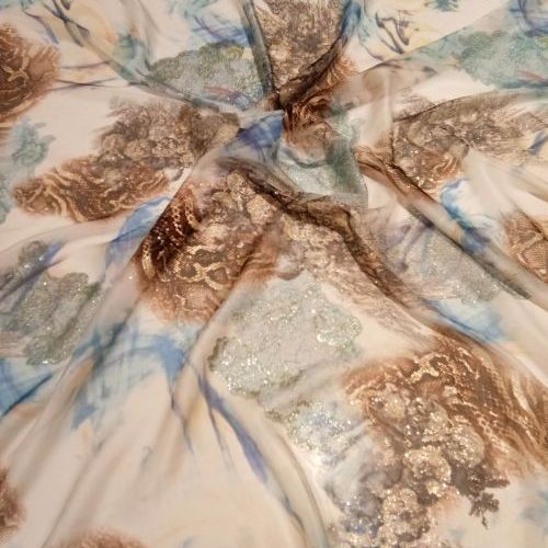 Flat Chiffon Plain - Hand Paint
